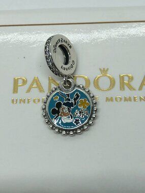 ✨🔥Pandora Swimming mickey charm S925 Silver with box